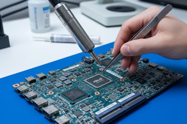 Asus Laptop GPU Chipset Onarımı Detay
