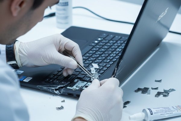 Asus Kırık Kasa ve Vida Yatağı Onarımı